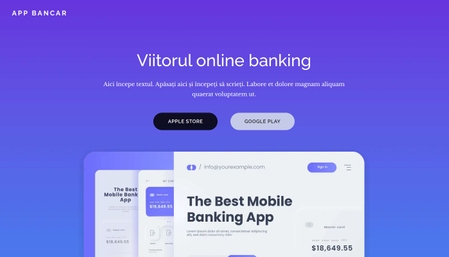 Șablon: Aplicație bancară