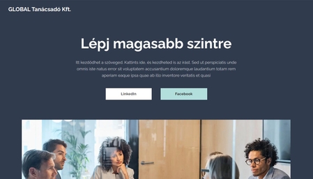 Általános üzleti webhelysablon