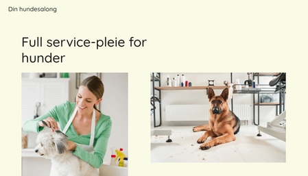 Mal for hundesalong