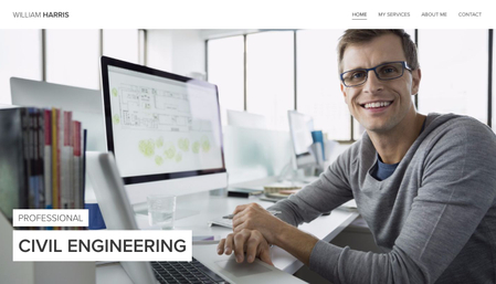 Civil Engineering Website Template