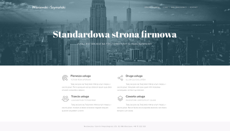 Szablon: nasza firma