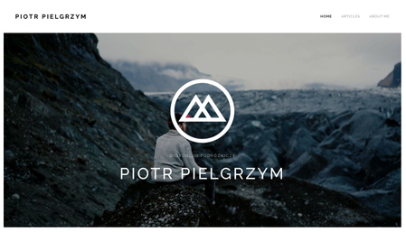 Szablon dla vloga o podróżach