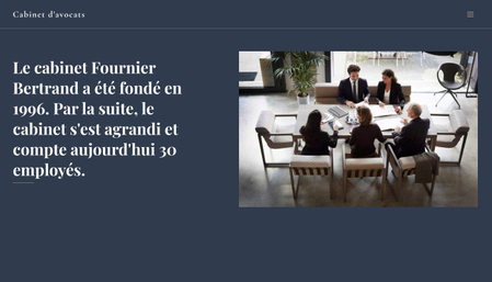 Modèle : Cabinet d'avocats