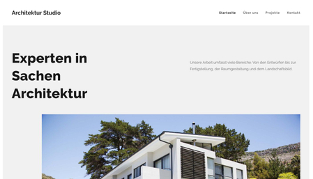 Vorlage Architekturstudio