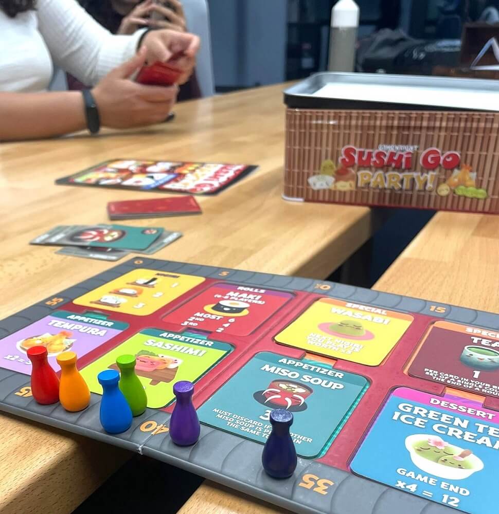 Sushi Go Party in Aktion