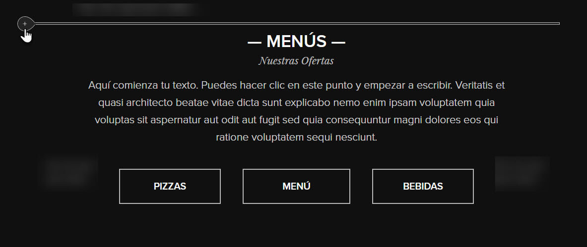 Botón plus