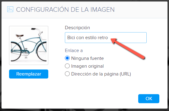 Cómo editar una imagen en Webnode