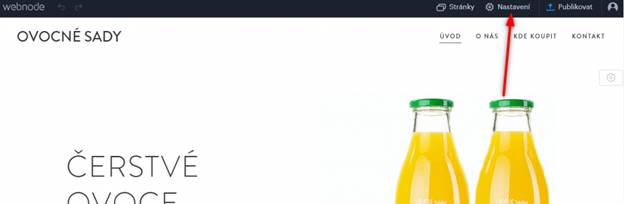 Webnode doména