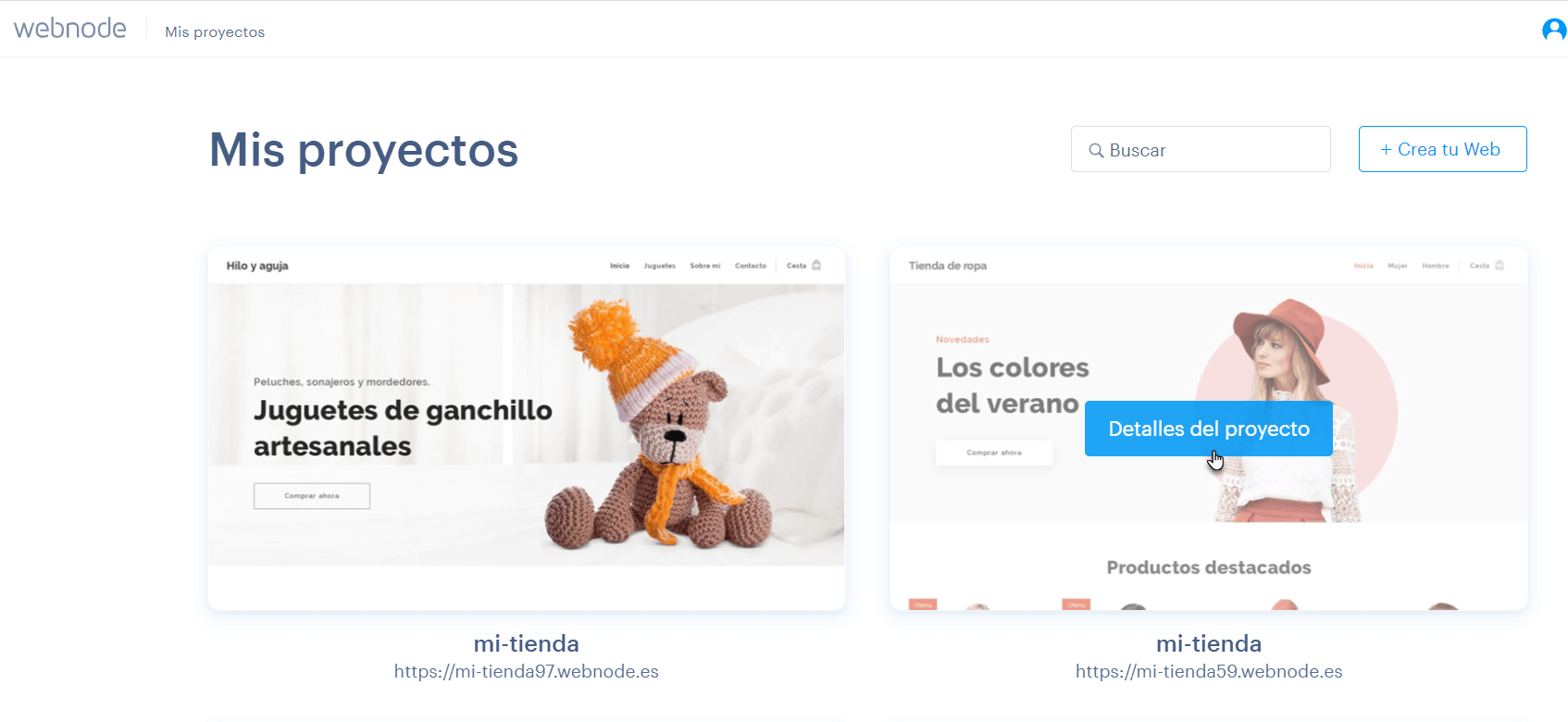 Elegir proyecto