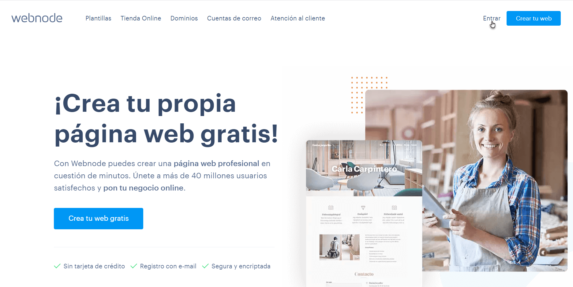 Entrar en la web