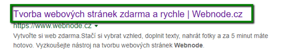 metatitulek webu