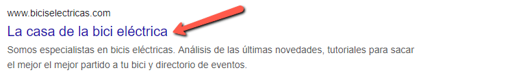 Título SEO de la página